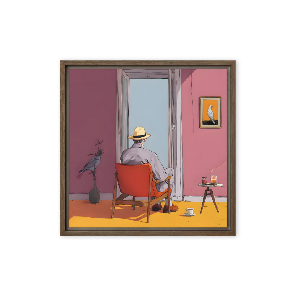 Contemplation by the Doorway | Art Print