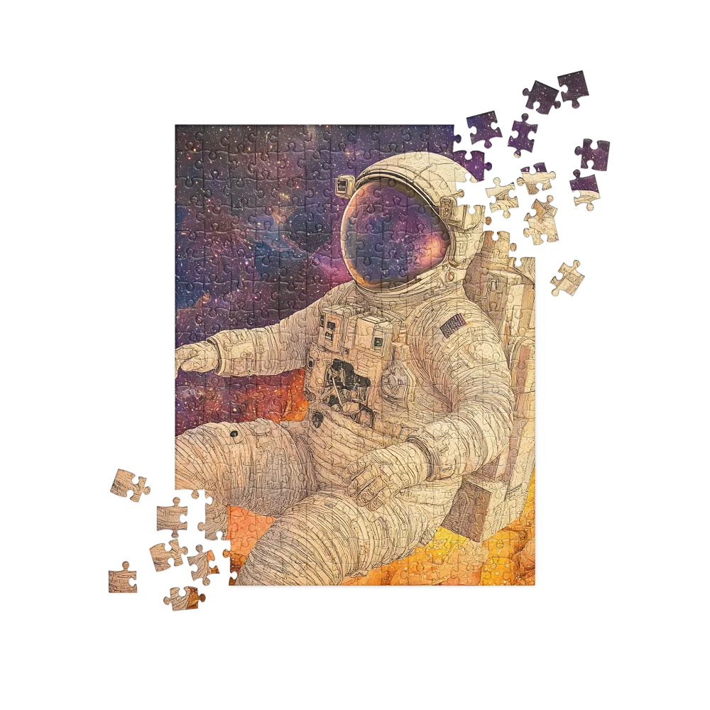 Cosmic Explorer Mosaic 
 Jigsaw Puzzle