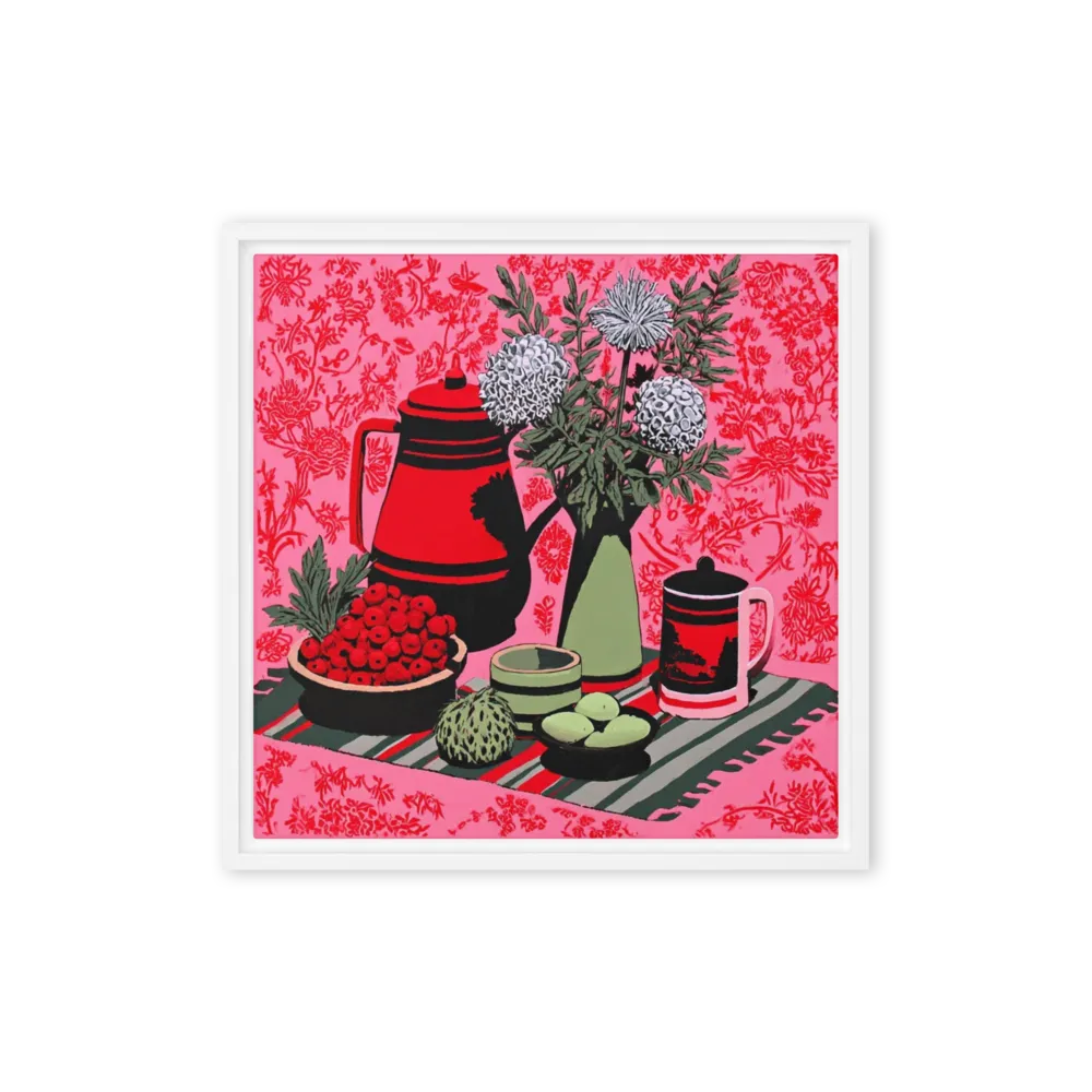Red Kettle Still Life | Art Print