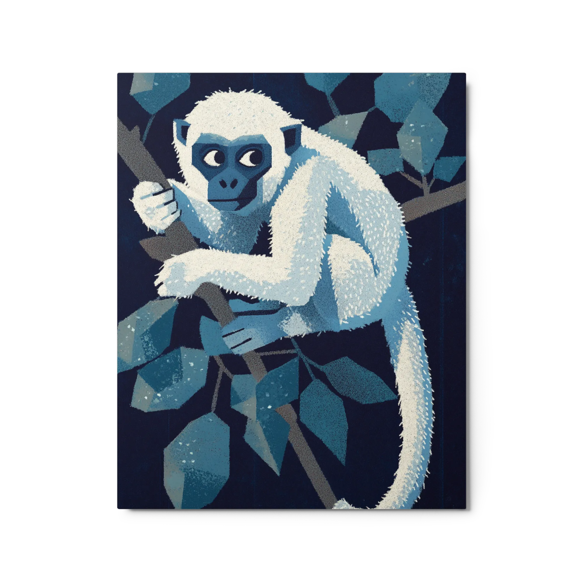 Curious White Monkey