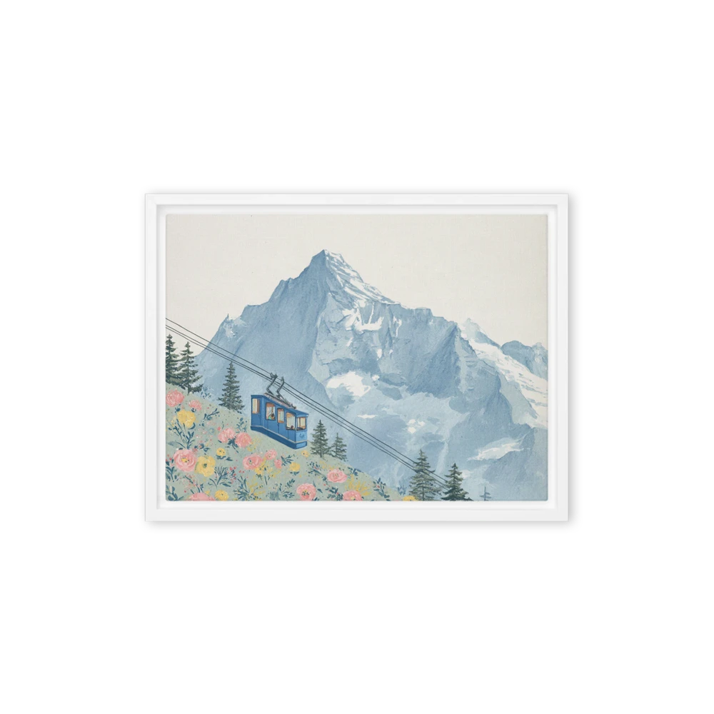 Alpine Cable Car | Art Print