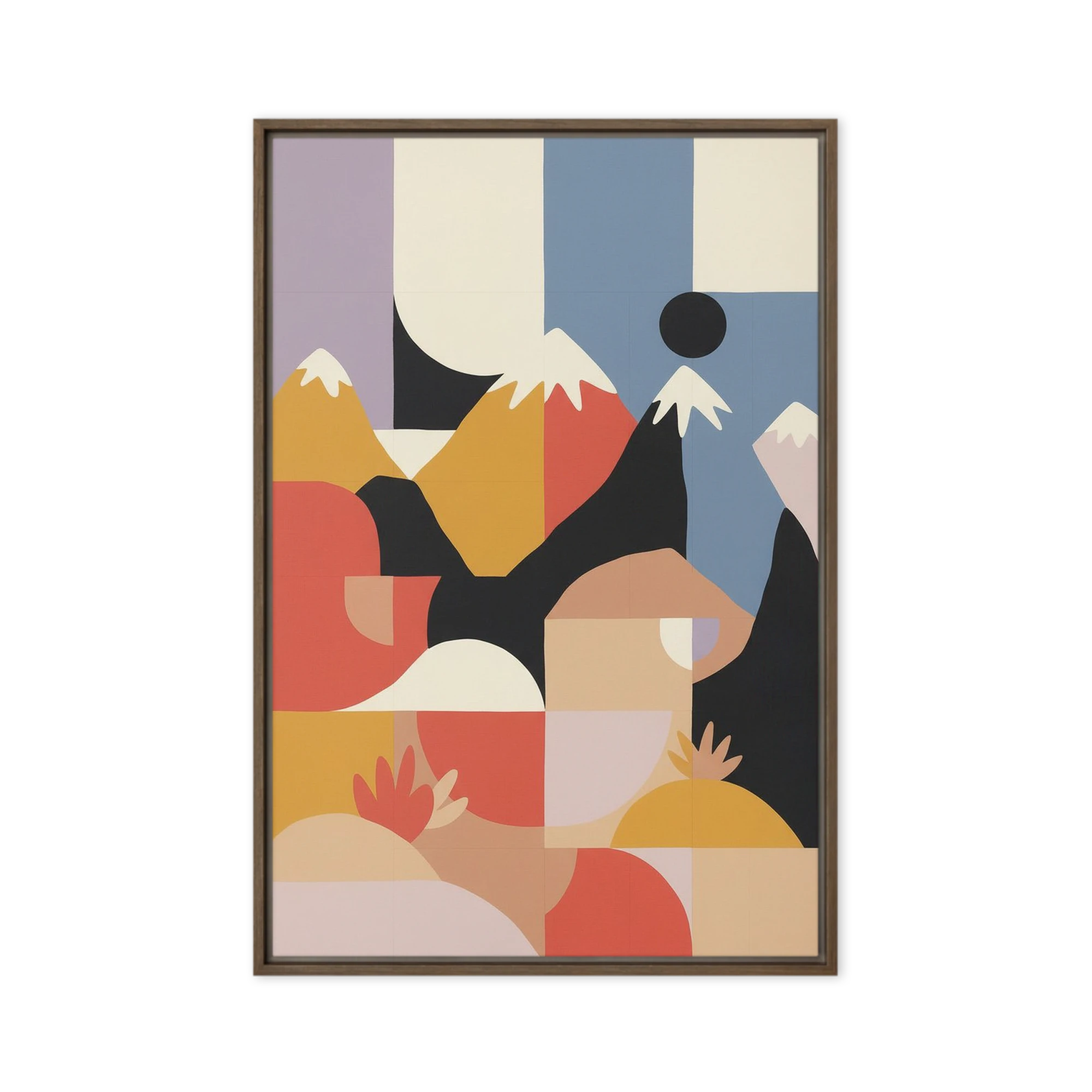 Abstract Mountainscape Harmony