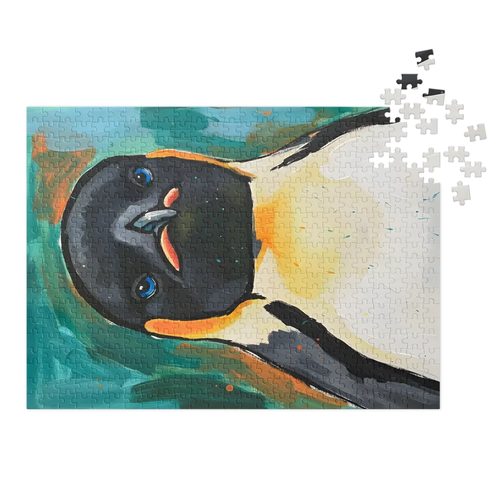 Regal Penguin Portrait