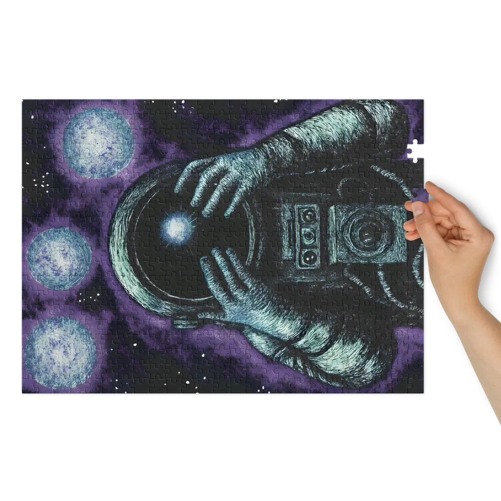 Contemplazione Cosmica 
 Puzzle in scatola di metallo
