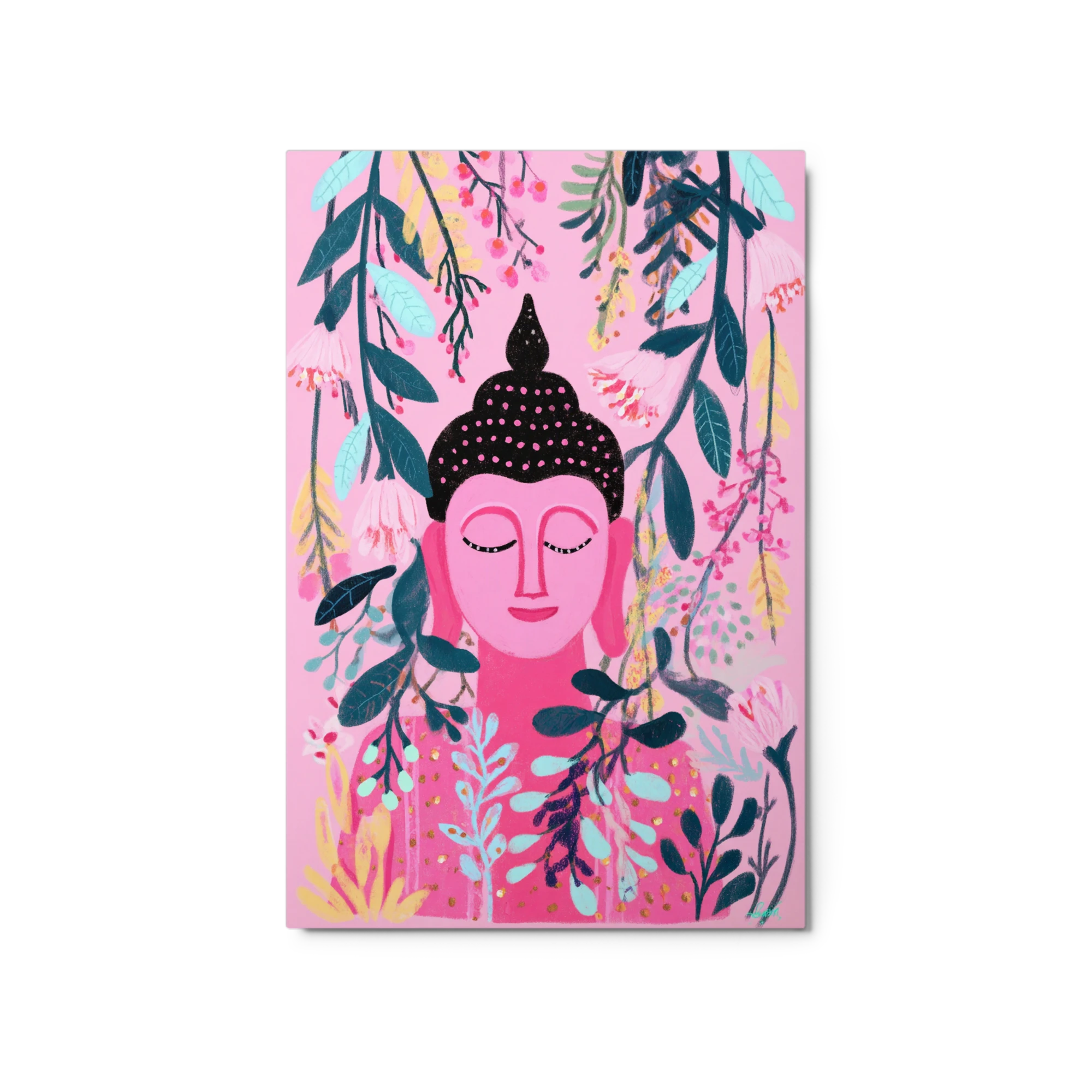 Meditating Buddha in Bloom