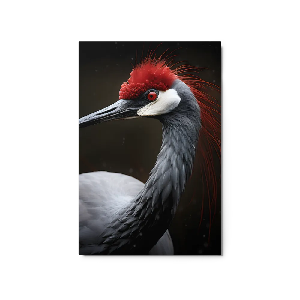 Photographic Portrait of a Crane