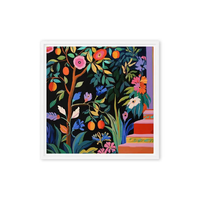 Night Garden's Bloom | Art Print
