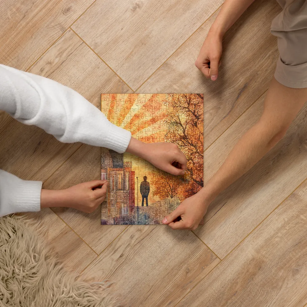 Urban Twilight Solitude 
 Jigsaw Puzzle