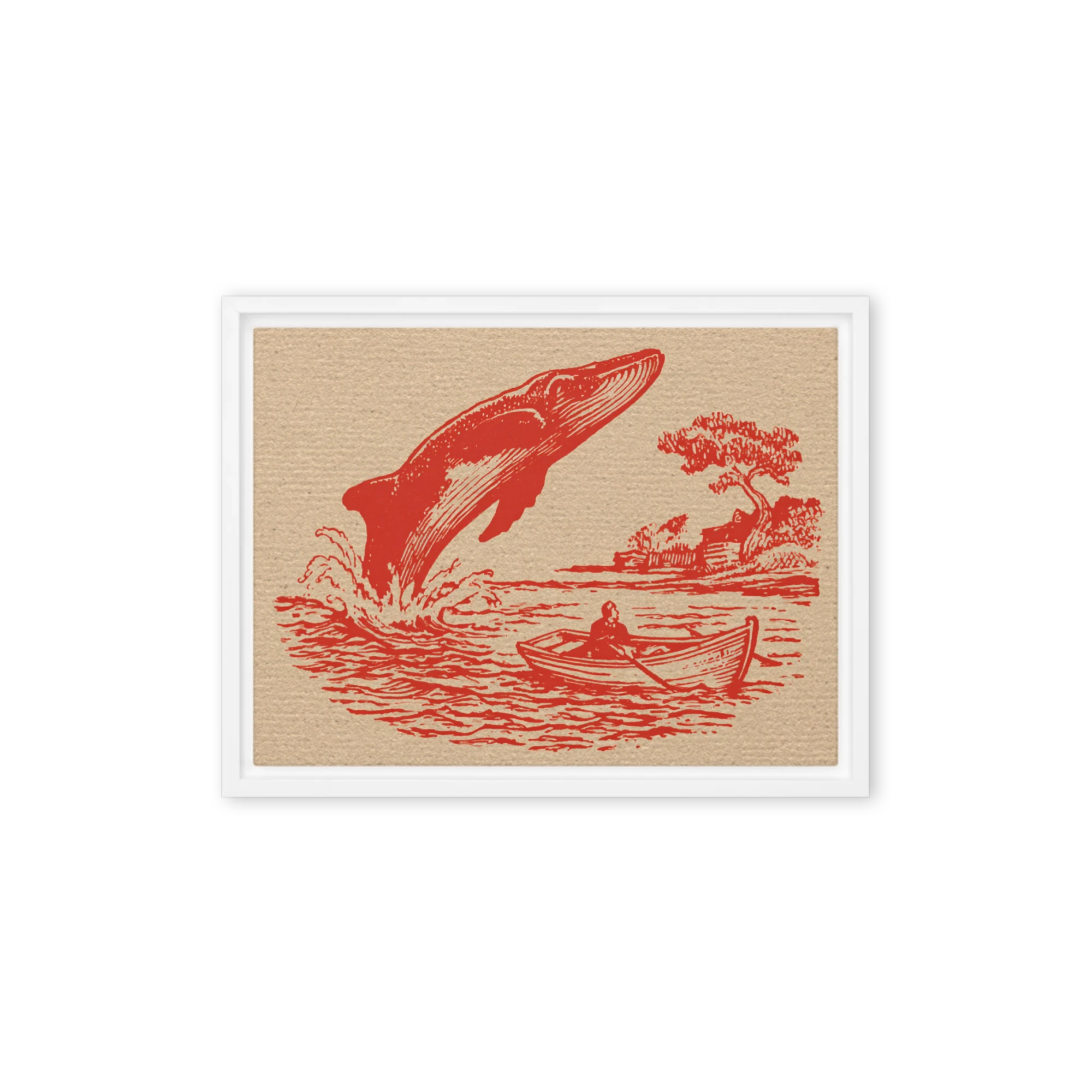 The Breaching Whale | Art Print