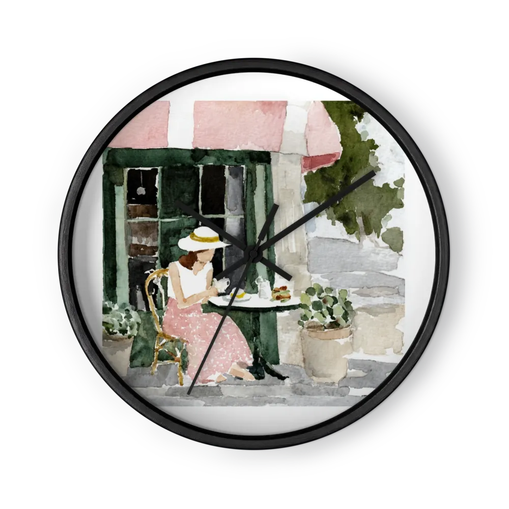Afternoon at the Café | Wall Clock