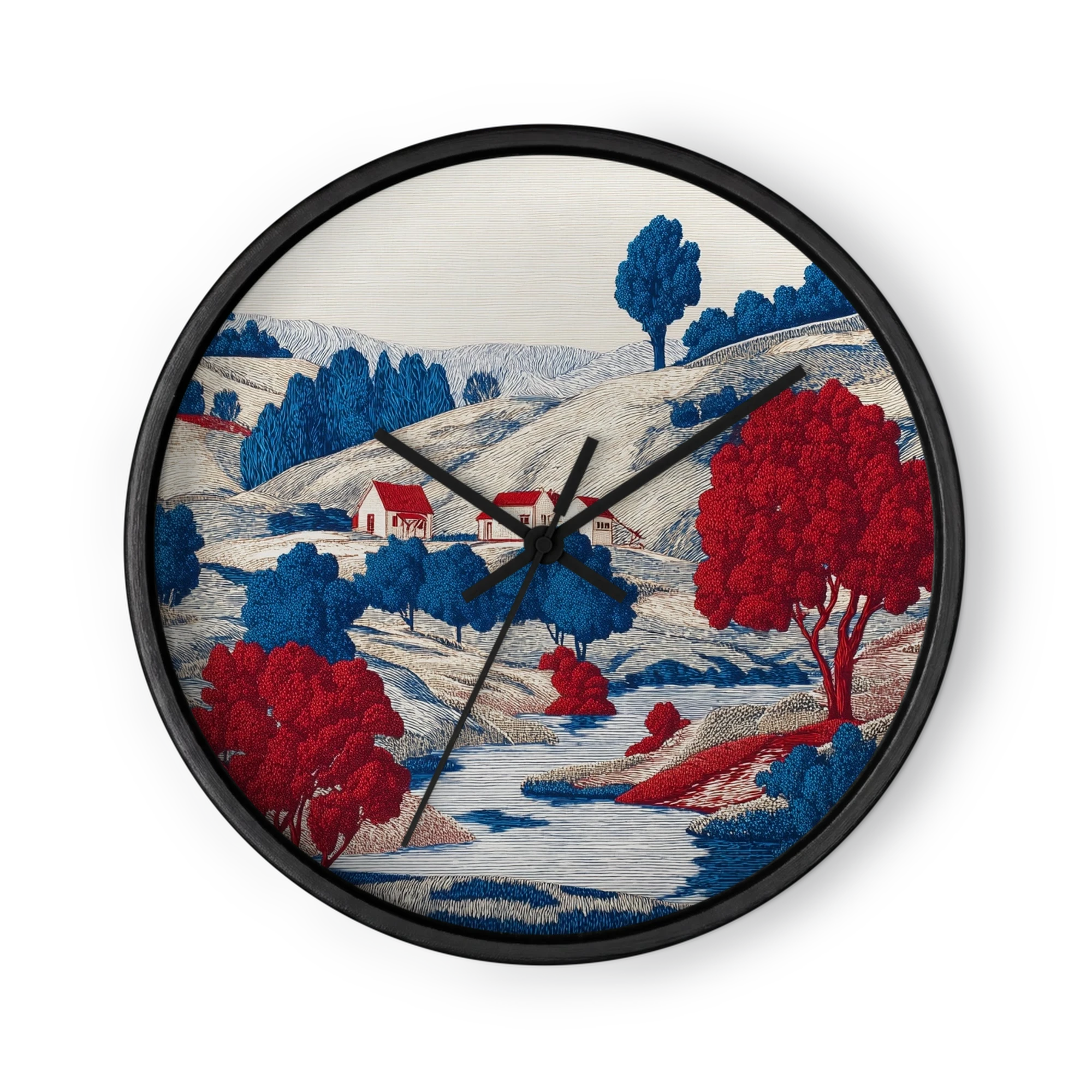 Crimson Foliage in Blue Hills