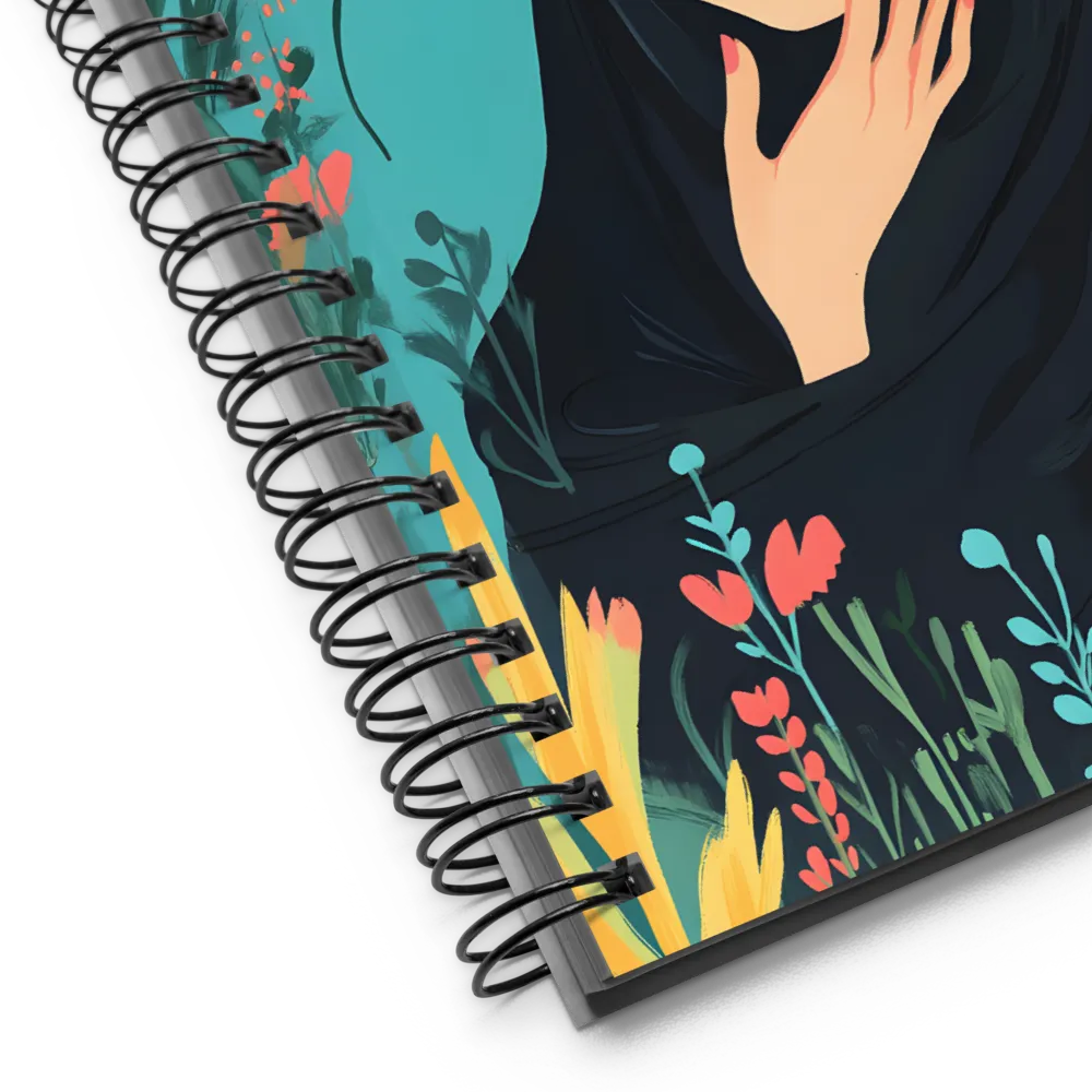 Contemplation Amidst Foliage 
 Spiral Notebook | 140 pages
