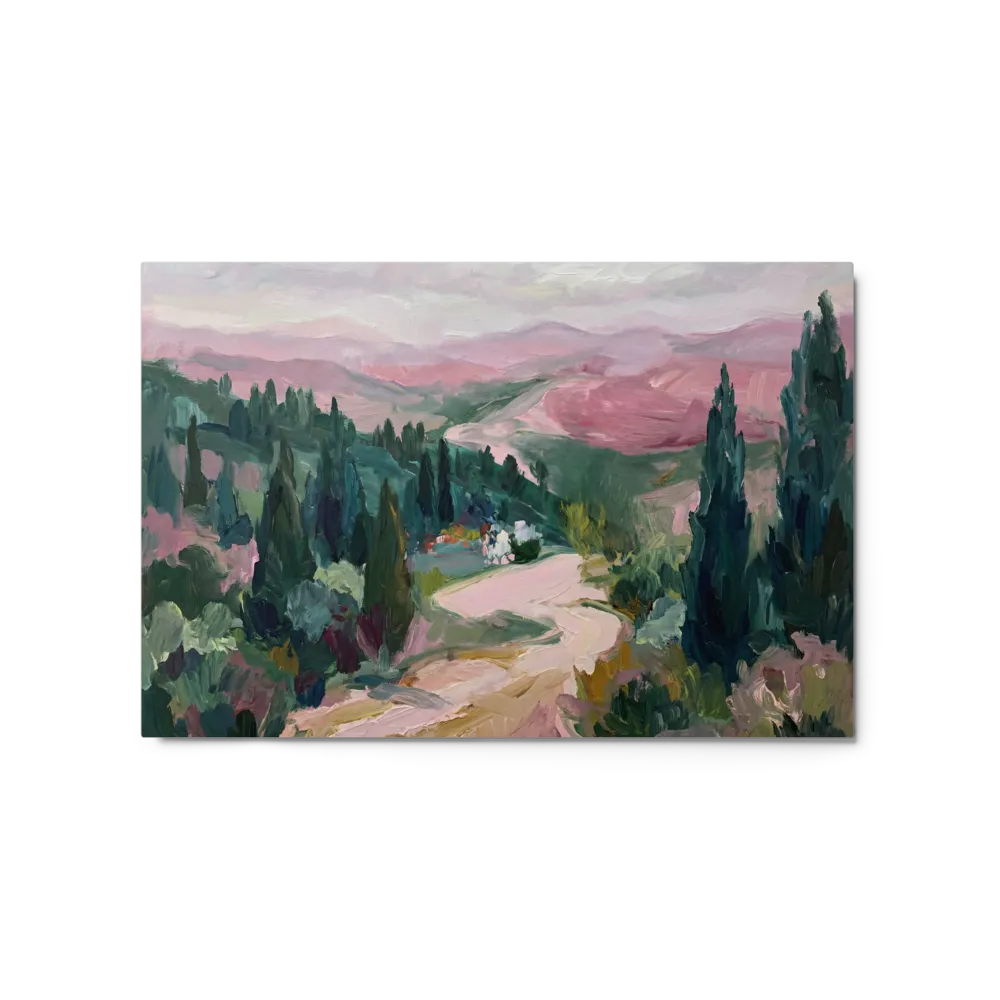 Heavy impasto pastoral scenes — Thick ridge and petal