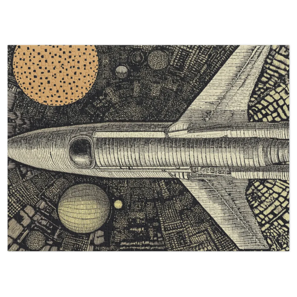 Viagem ao Desconhecido 
 Puzzle em caixa de metal