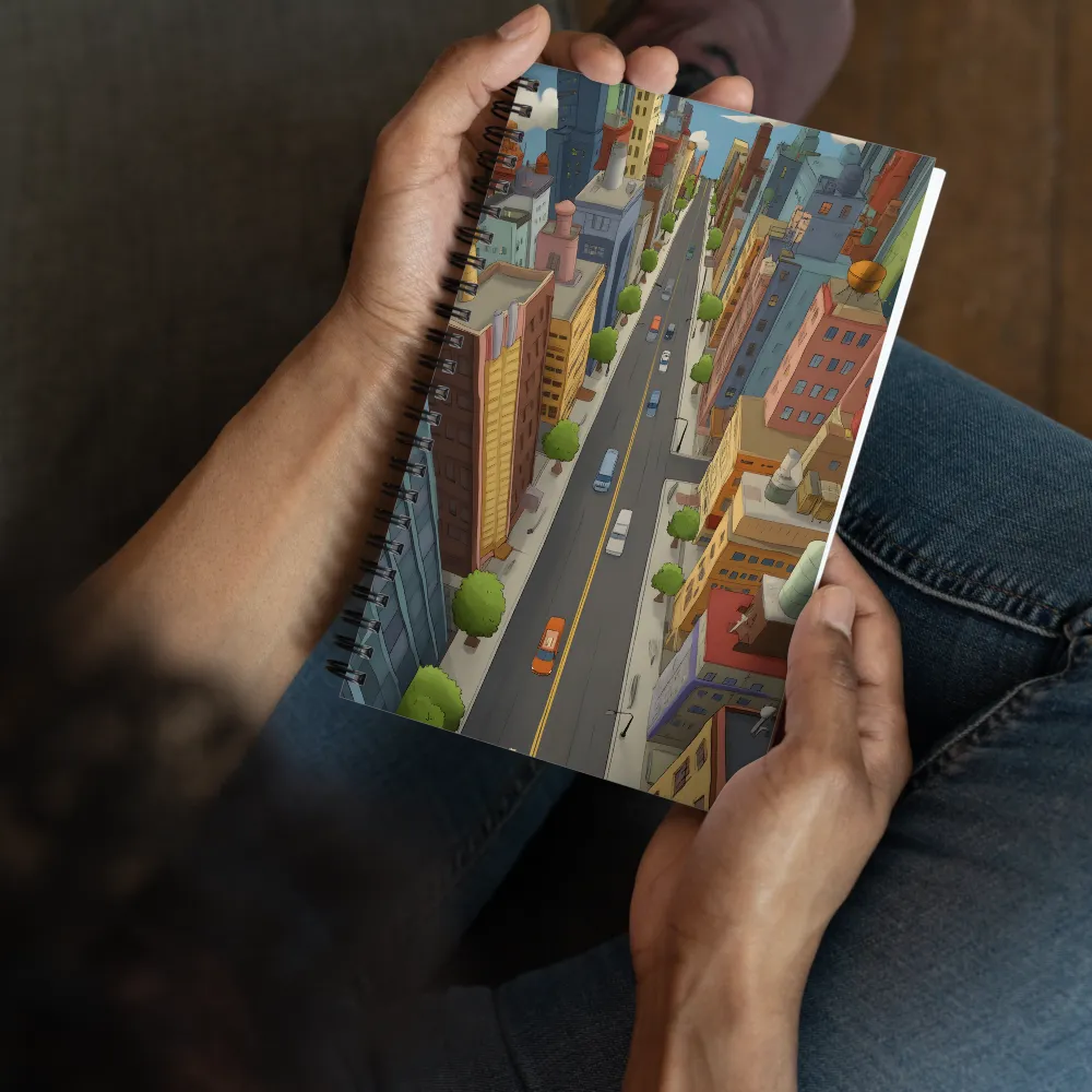 Urban Aerial Perspective 
 Spiral Notebook | 140 pages