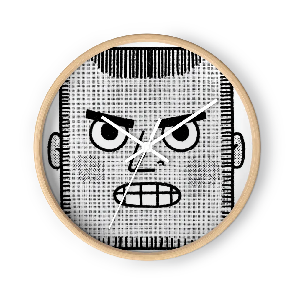 Gritting Teeth | Wall Clock