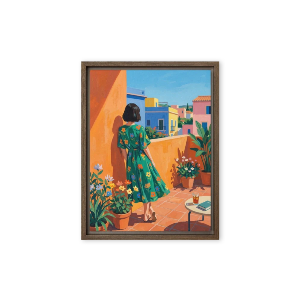 Mediterranean Terrace Scene