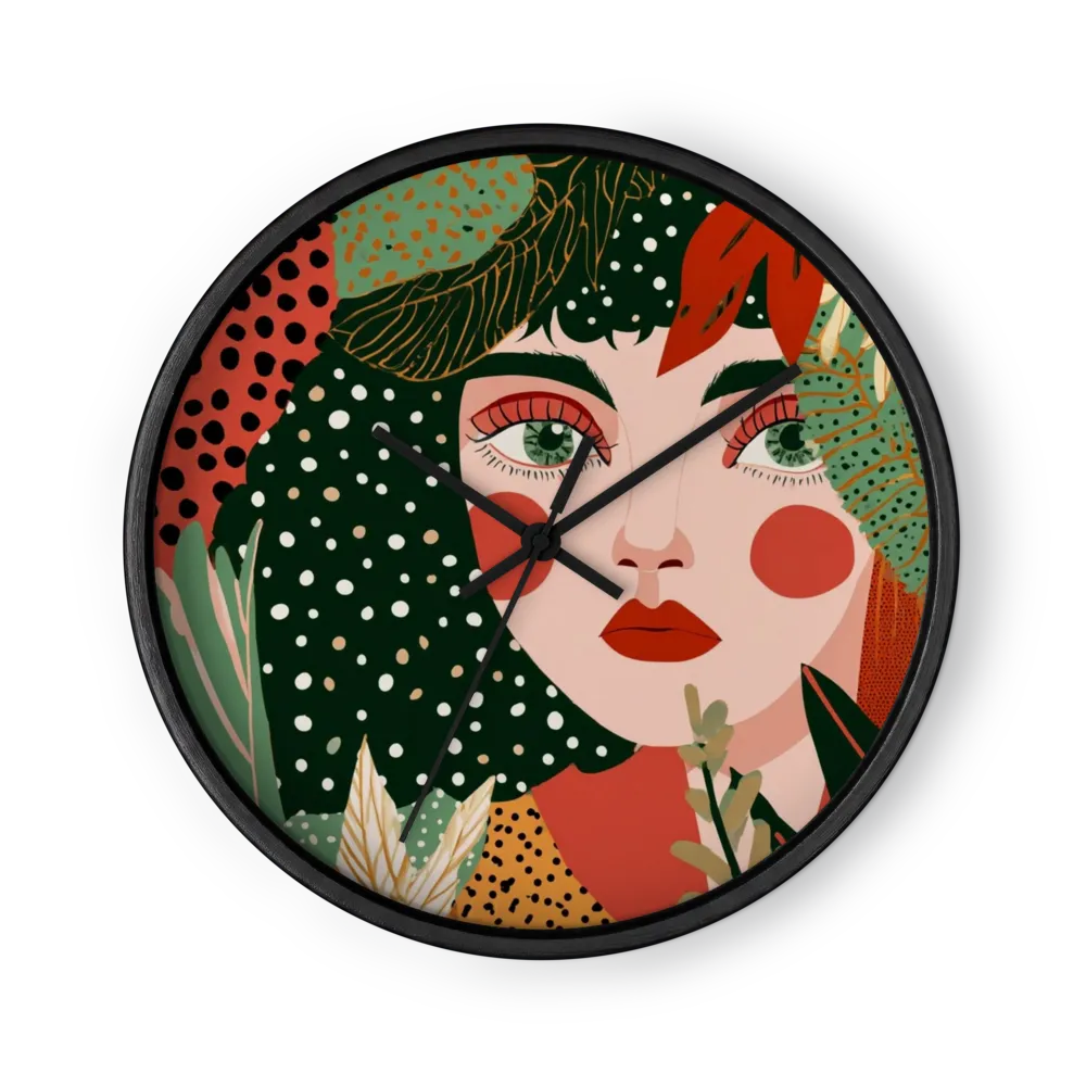 Botanical Muse | Wall Clock
