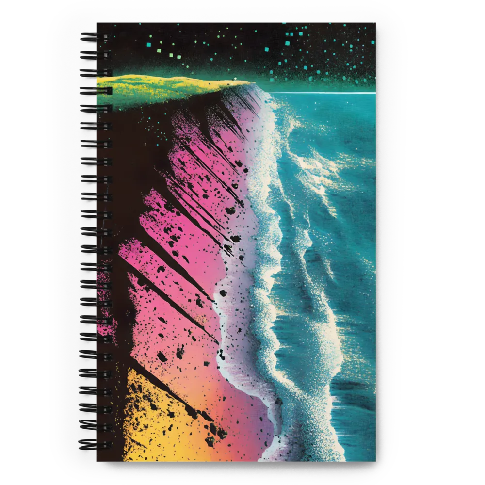 Cosmic Cliffside Dream 
 Spiral Notebook | 140 pages