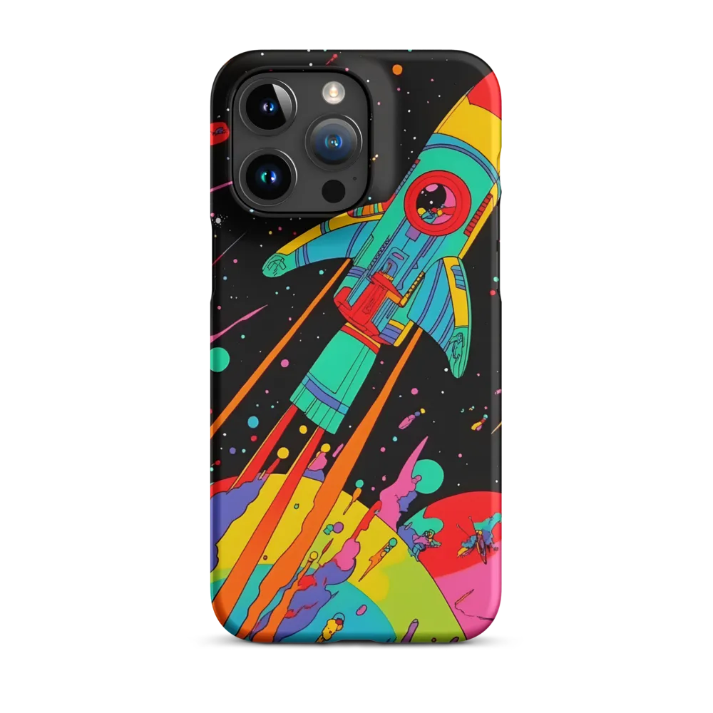 Psychedelic Rocket Launch | Phone Case