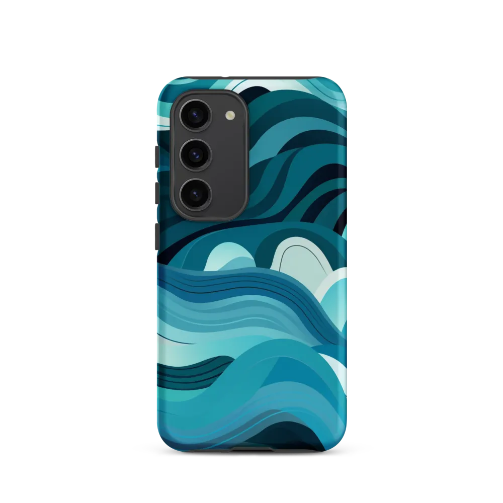 Abstract Ocean Wave Design | Phone Case