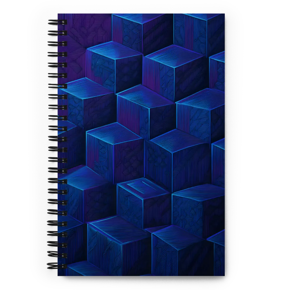 Geometric Cube Matrix 
 Spiral Notebook | 140 pages