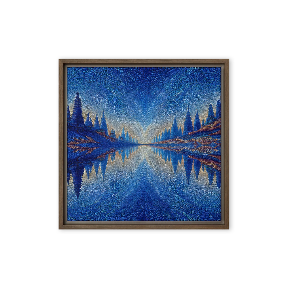 Blue Mirror Forest | Art Print