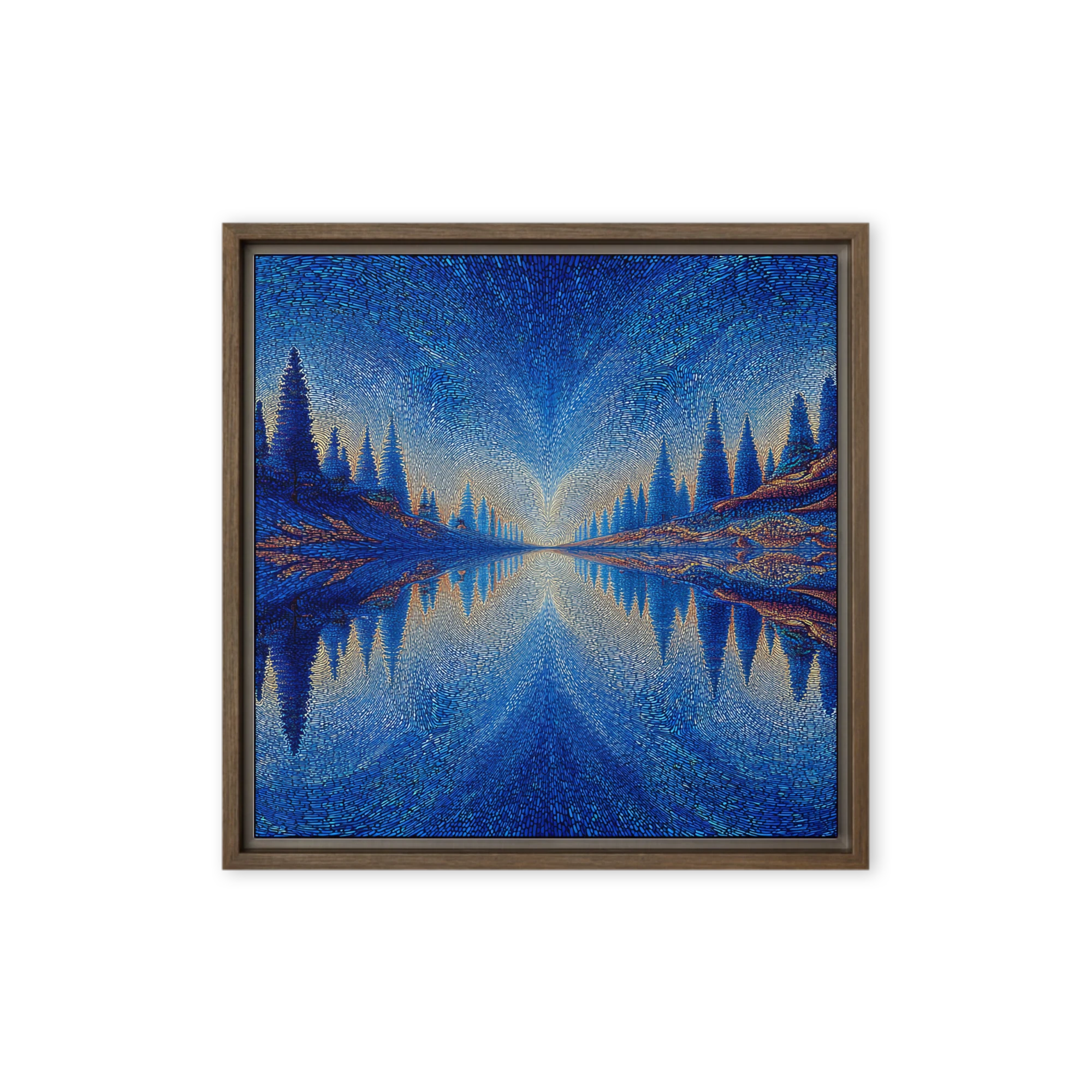 Blue Mirror Forest | Art Print