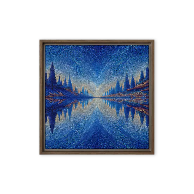 Blue Mirror Forest | Art Print