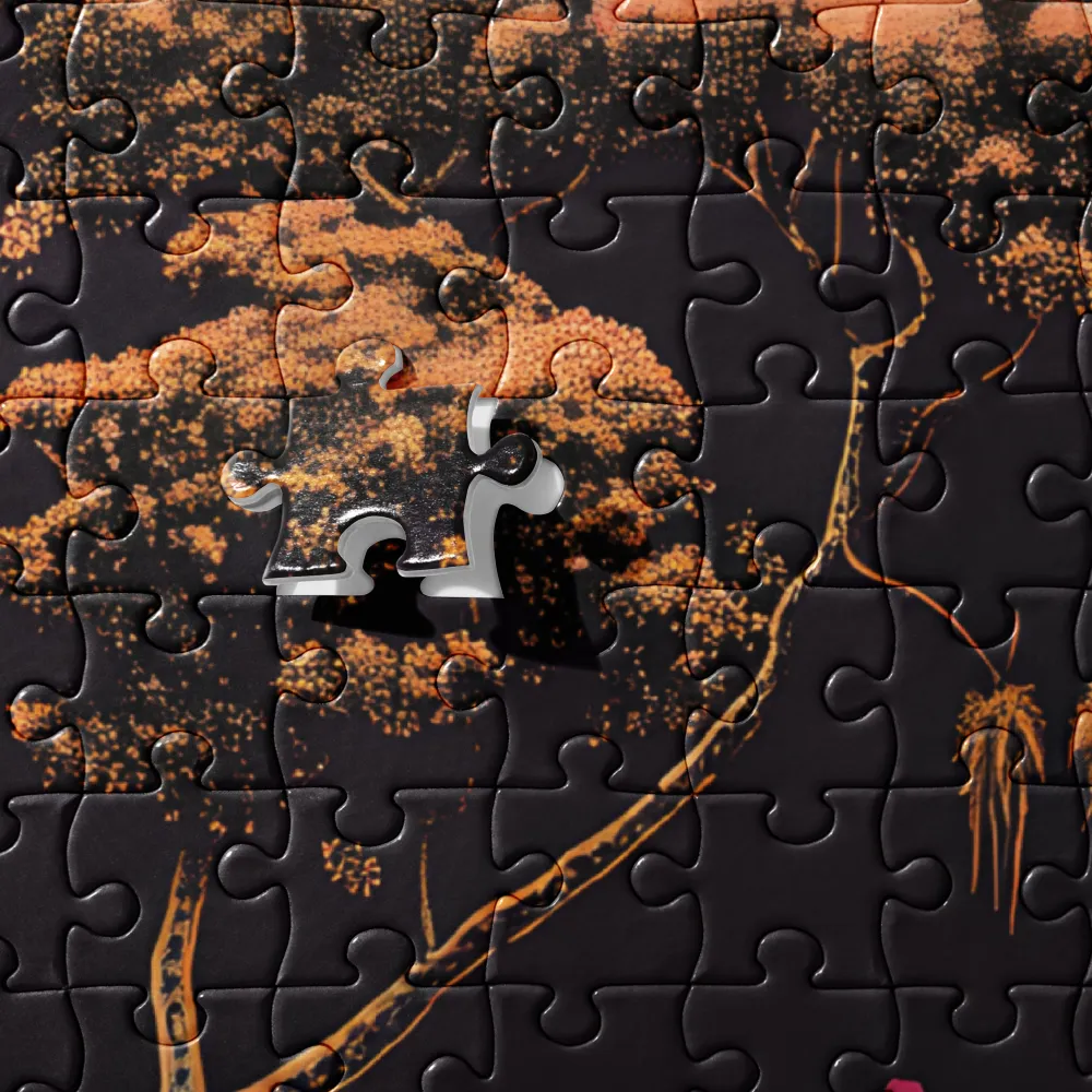 Night Jungle Canopy 
 Jigsaw Puzzle