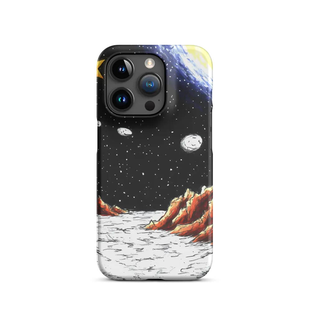 Cosmic Landscape with Stars and Planets | Phone Case