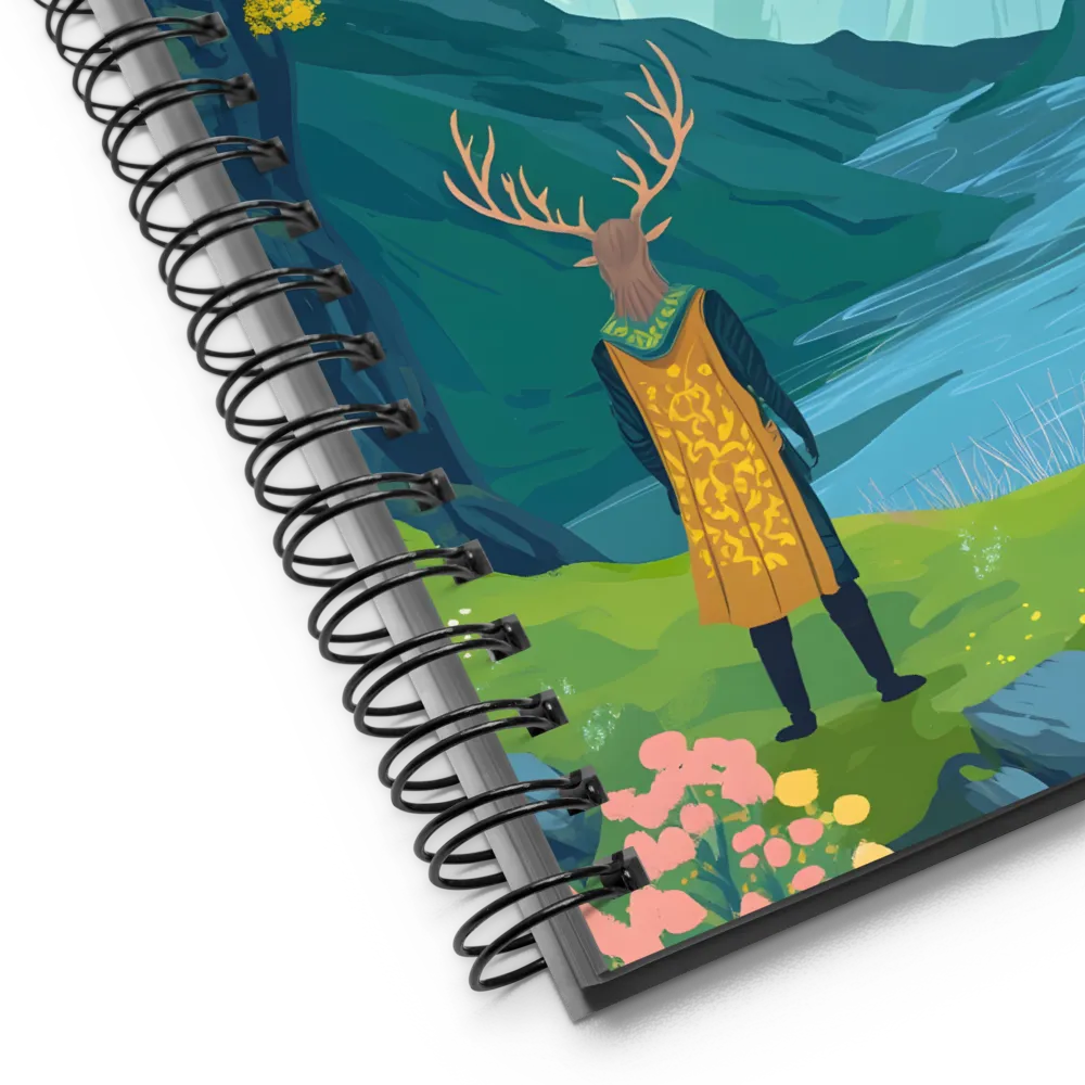 The Antlered Watch 
 Spiral Notebook | 140 pages