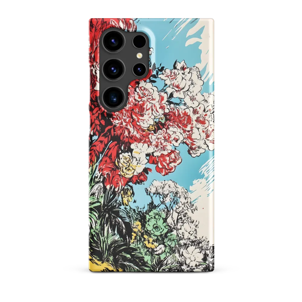 Vibrant Floral Landscape | Phone Case