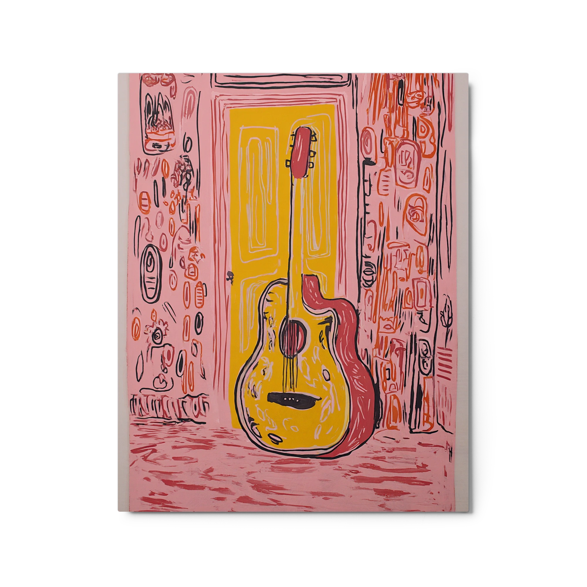 Guitar by the Yellow Door