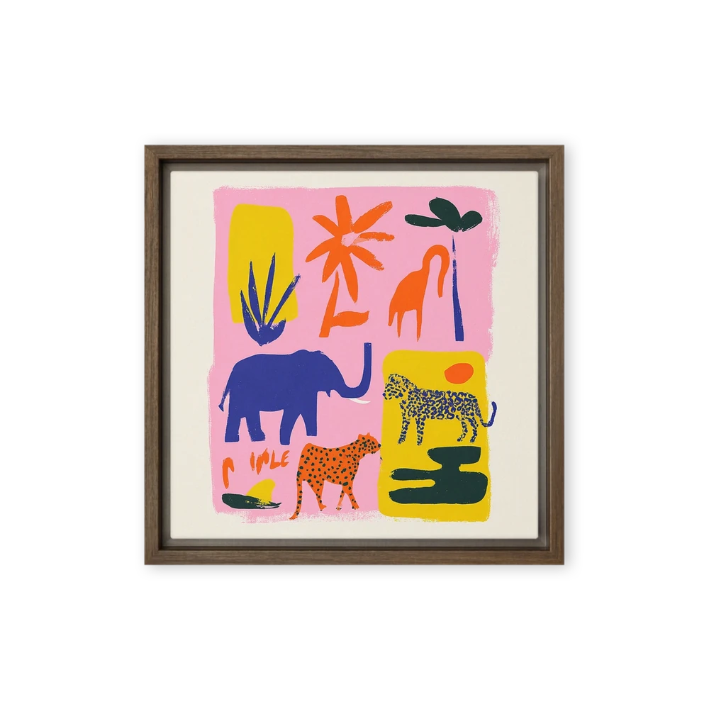 Safari Cutout Motif | Art Print