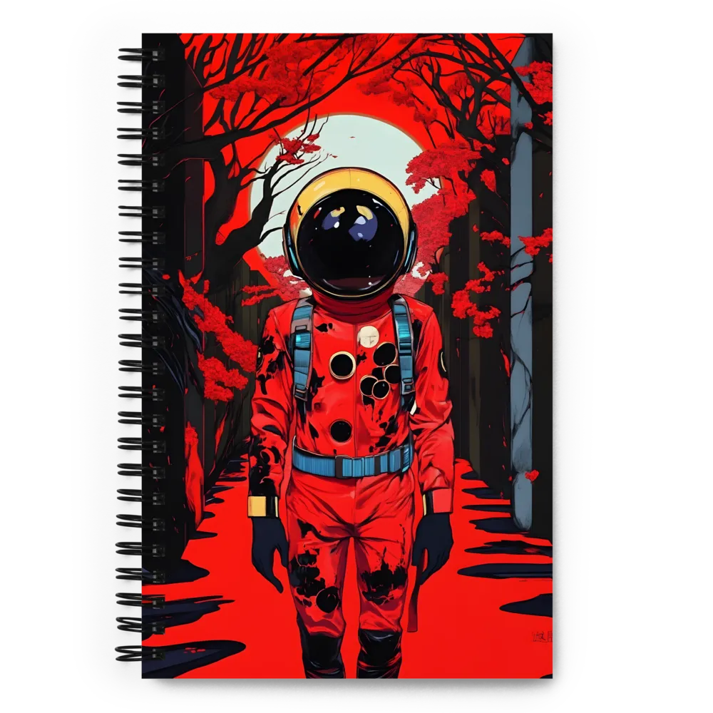 The Crimson Wanderer 
 Spiral Notebook | 140 pages