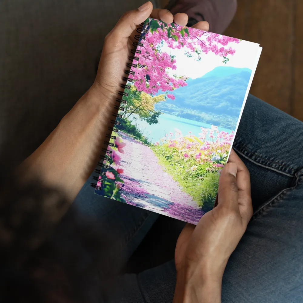 Petal Path Serenity 
 Spiral Notebook | 140 pages