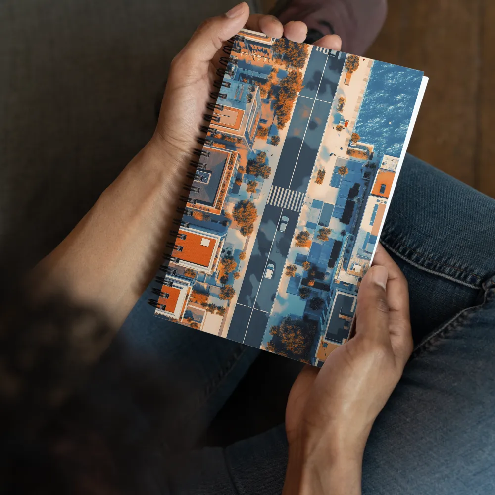 Urban Coastline Serenity 
 Spiral Notebook | 140 pages