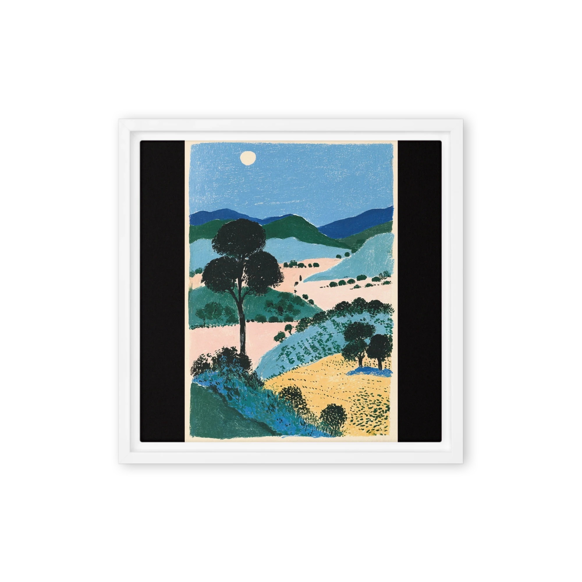 Full Moon over Pastoral Hills