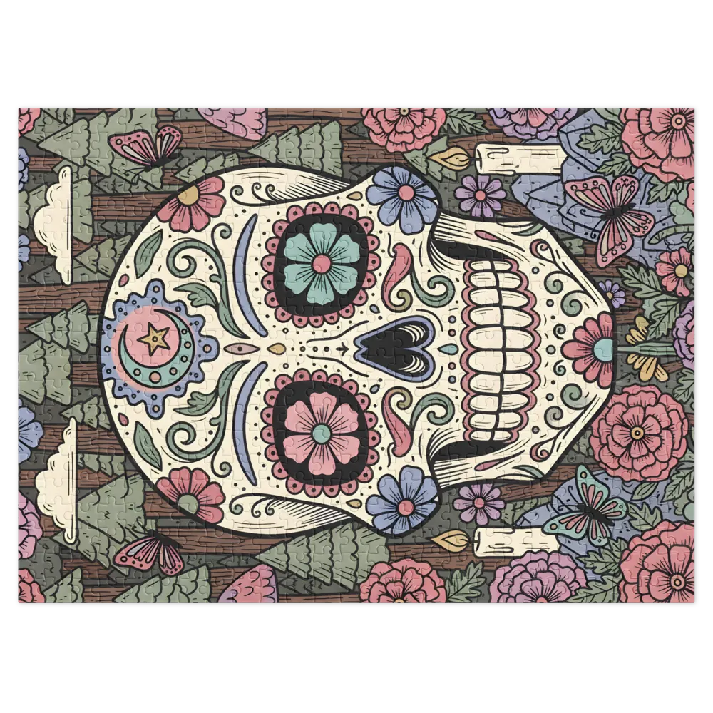 Sugar Skull in Bloom | Jigsaw Puzzles