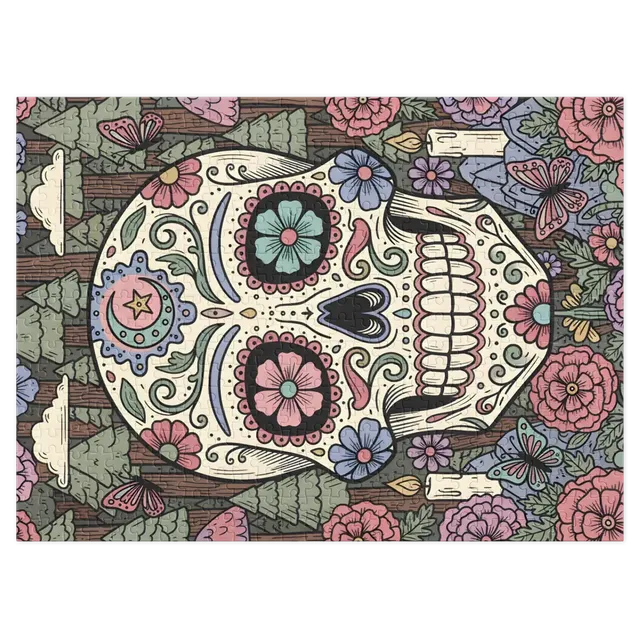 Sugar Skull in Bloom | Jigsaw Puzzles