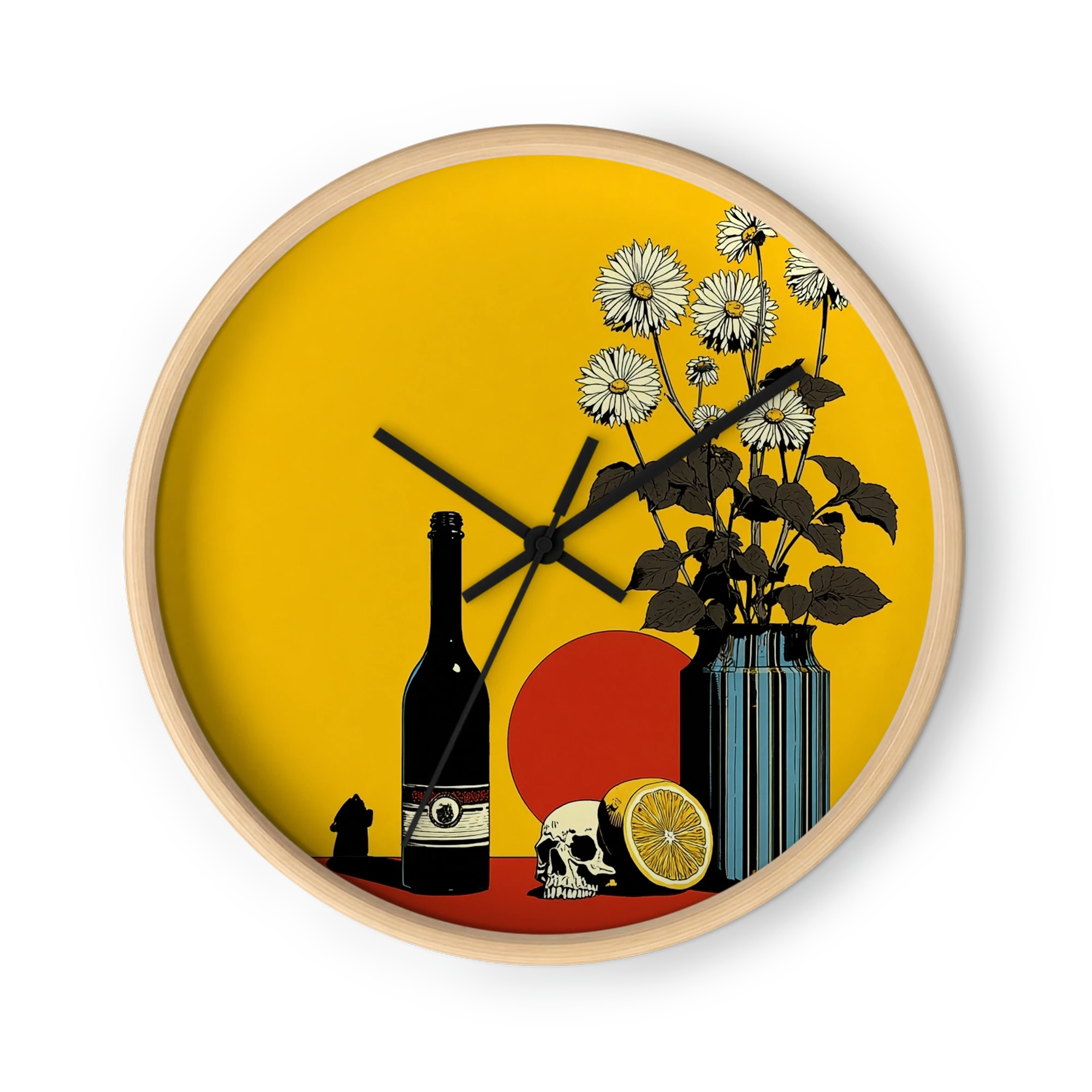 Vanitas with Daisies and Lemon