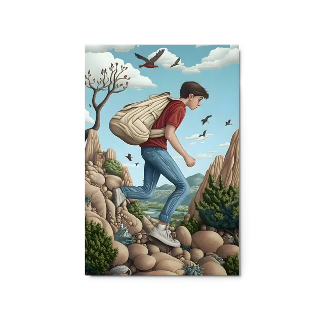 The Journey Upward | Art Print
