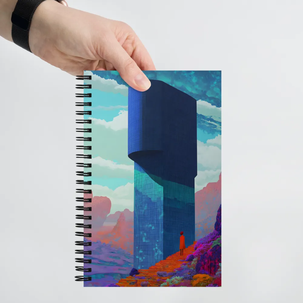 Ascent to the Azure Monolith 
 Spiral Notebook | 140 pages