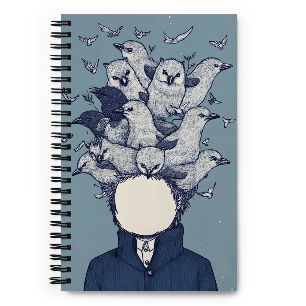 Overrun by Birds 
 Spiral Notebook | 140 pages