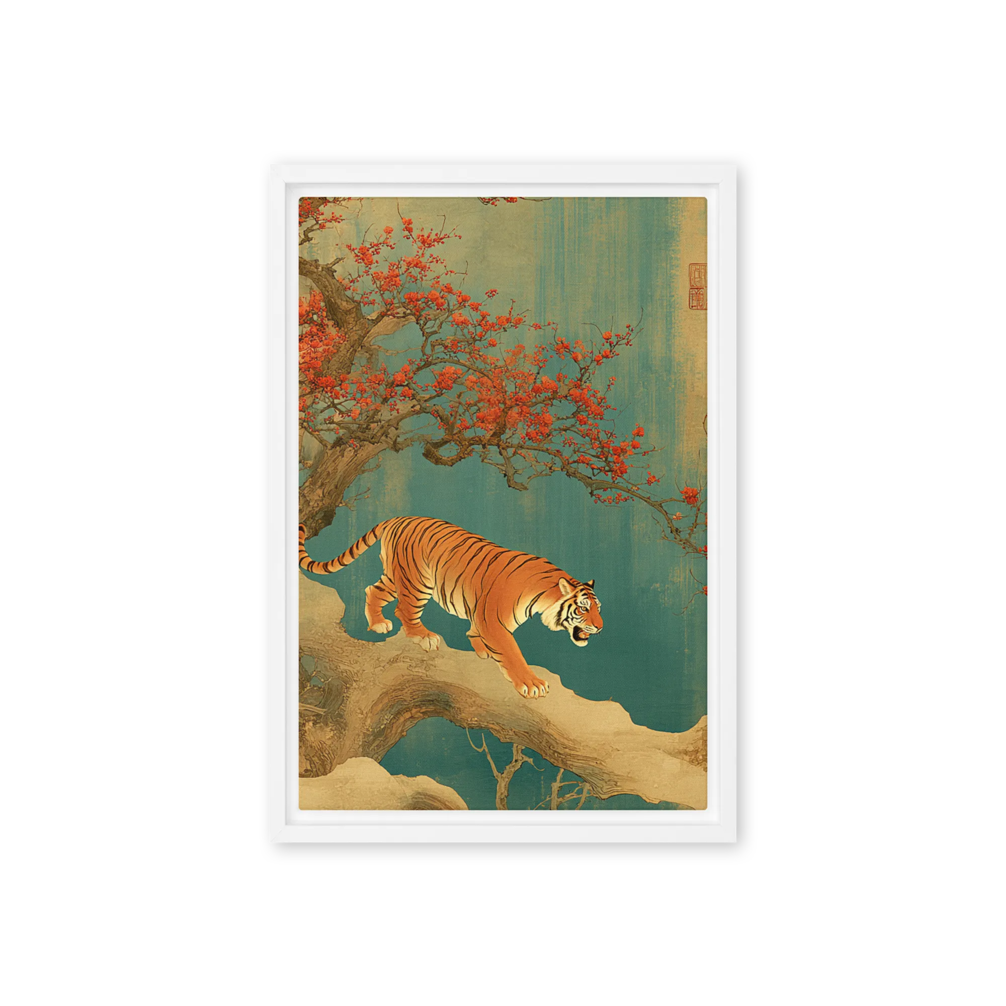 The Velvet Stride 
 Canvas with Black Frame
