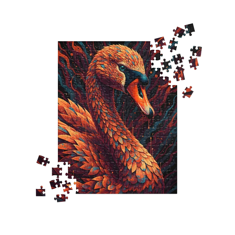 Luminous Winged Serenade 
 Jigsaw Puzzle in Tin Box