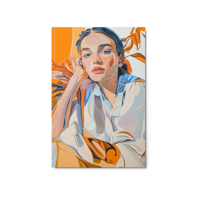 Orange Blue Harmony | Art Print