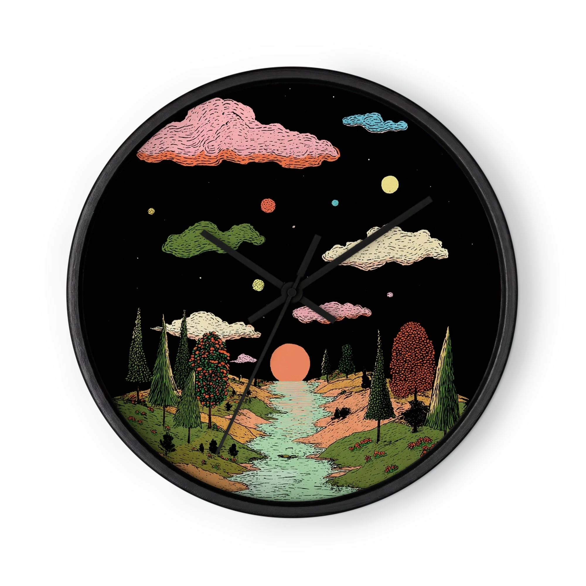 Celestial River Sunset
