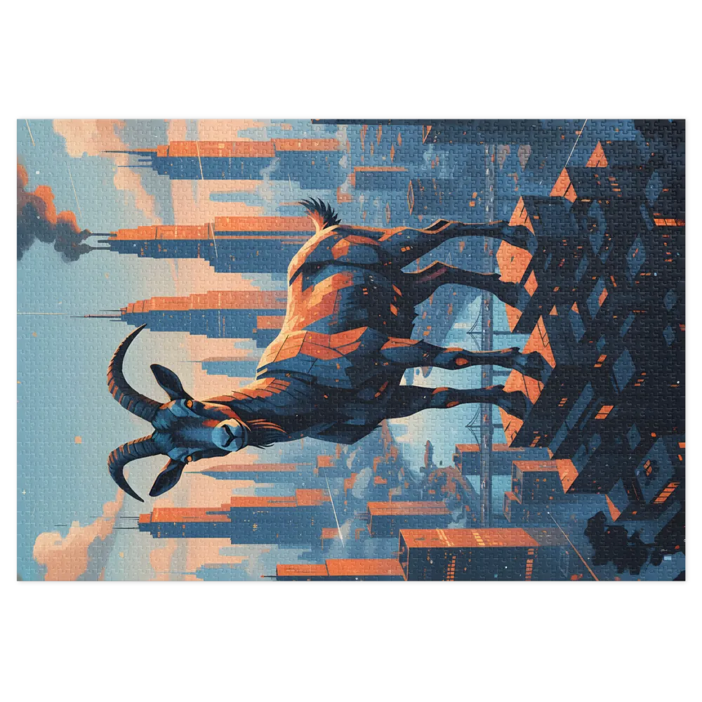 Skyline Goat | Jigsaw Puzzles